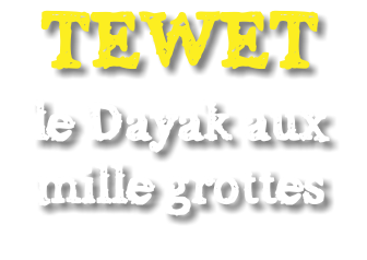 TEWET le Dayak aux mille grottes